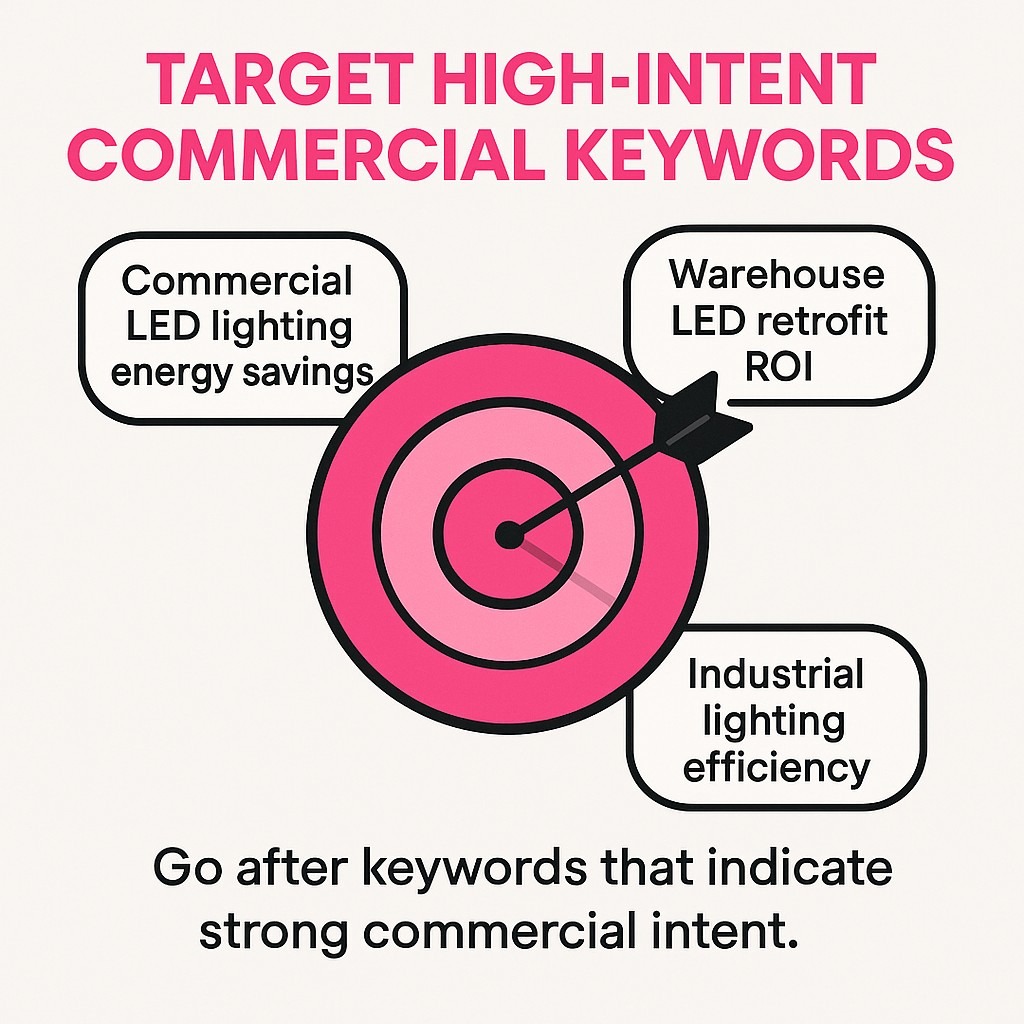Target High-Intent Commercial Keywords