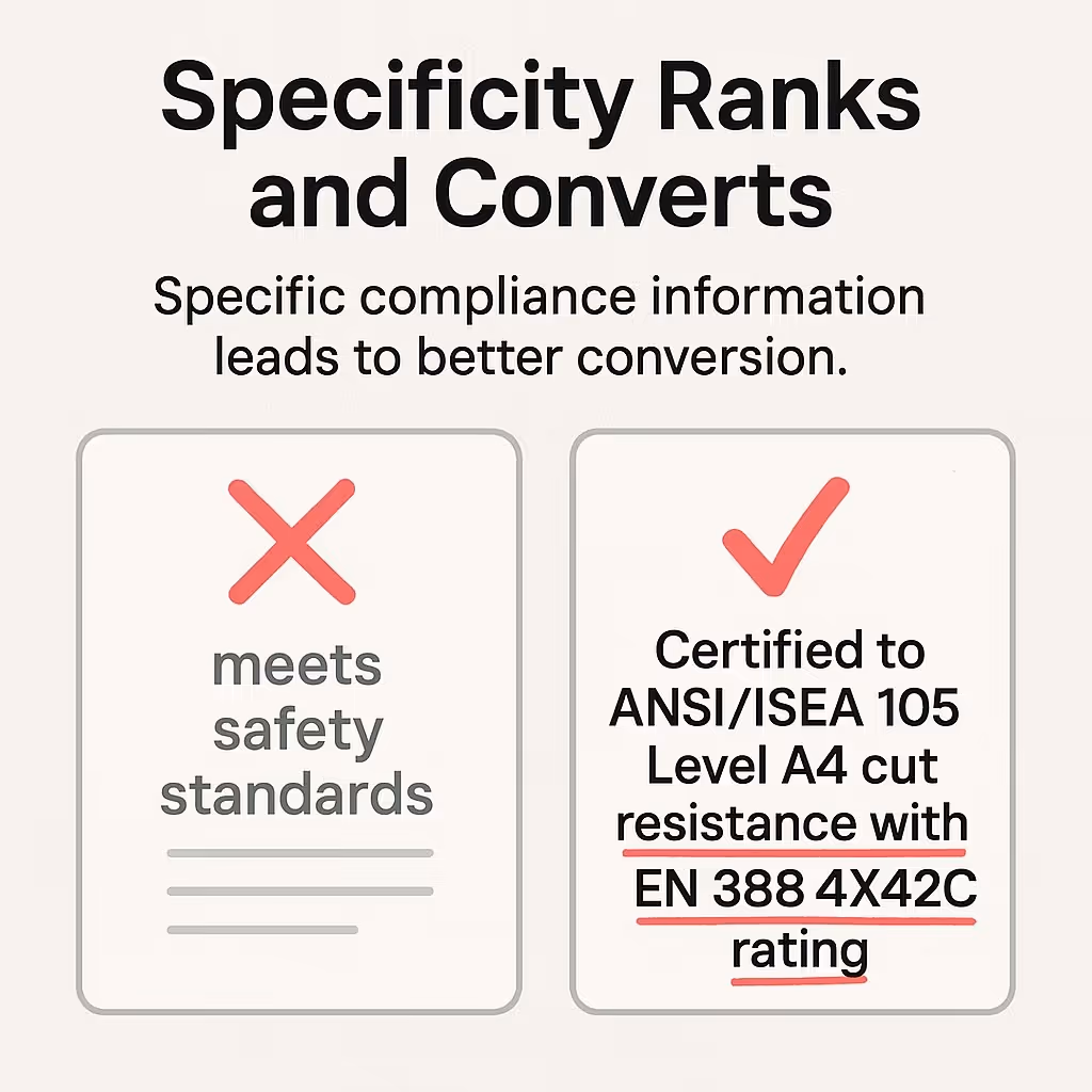 Specificity Ranks and Converts