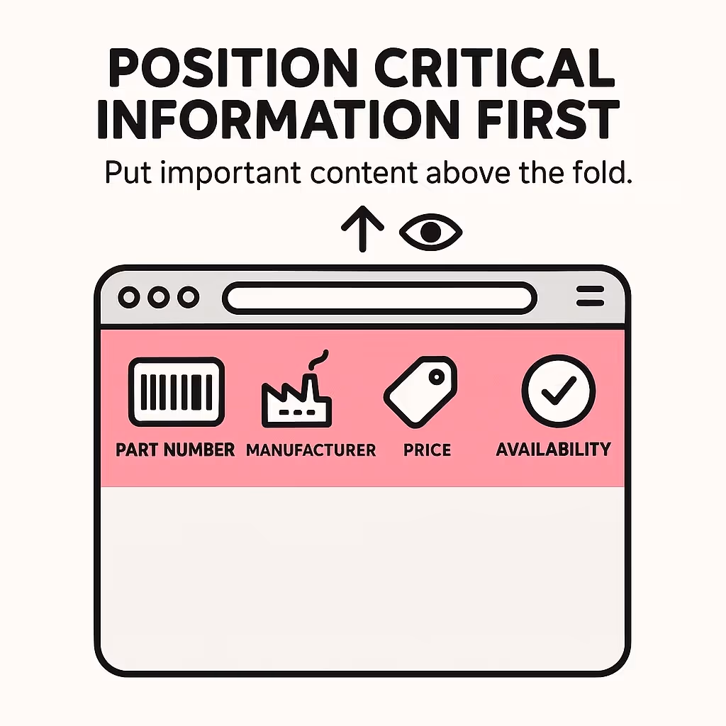 Position Critical Information First