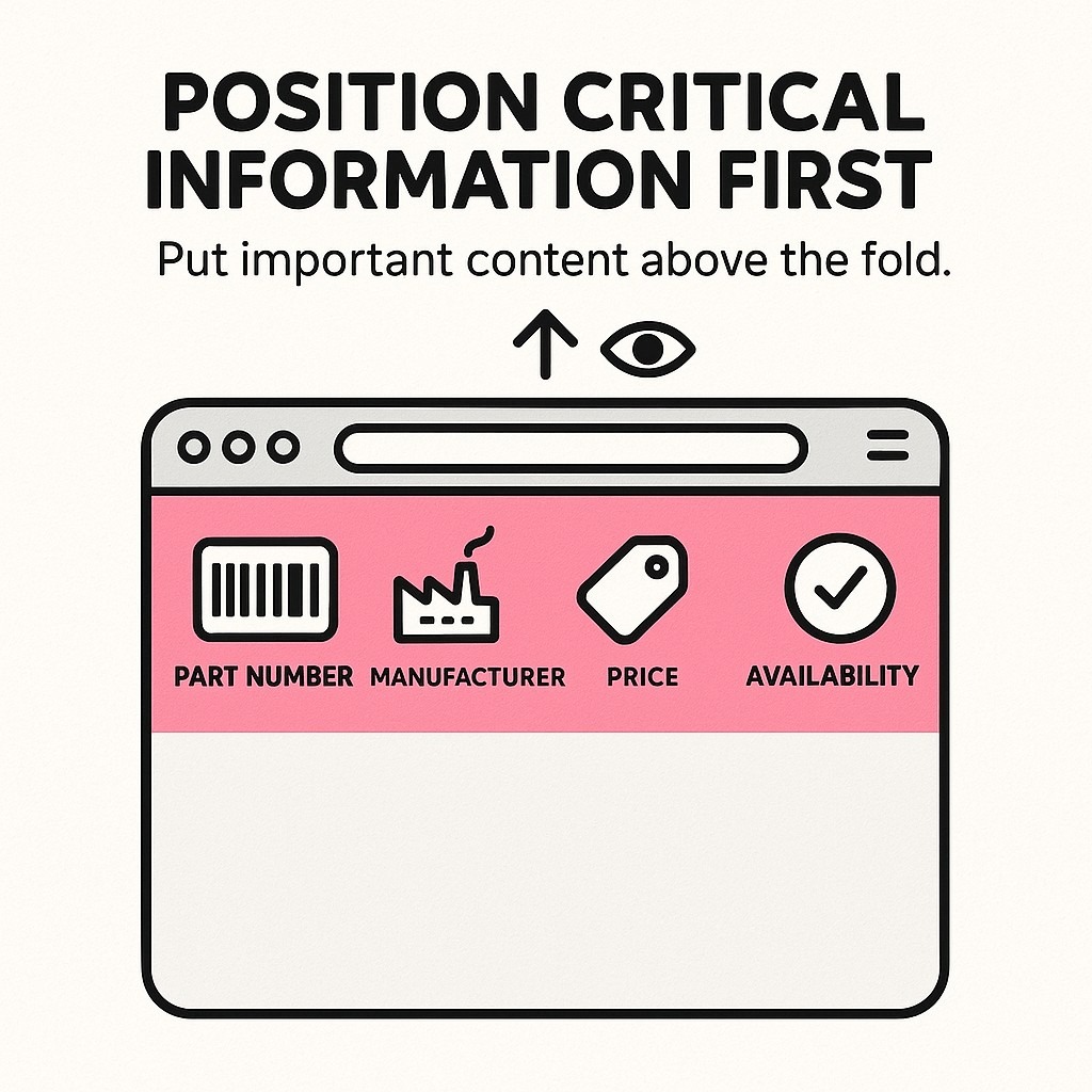Position Critical Information First