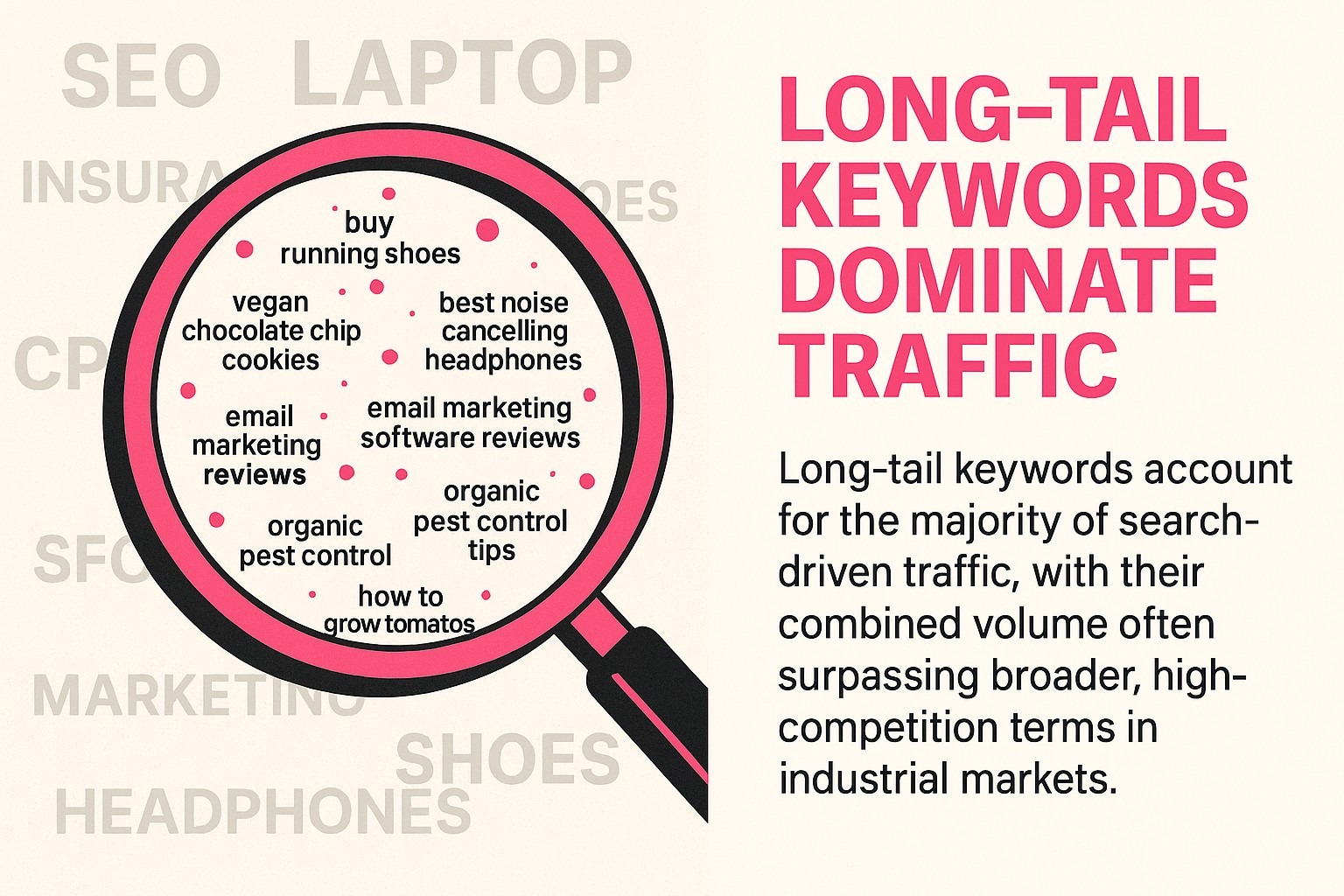 Long-Tail Keywords Dominate Traffic