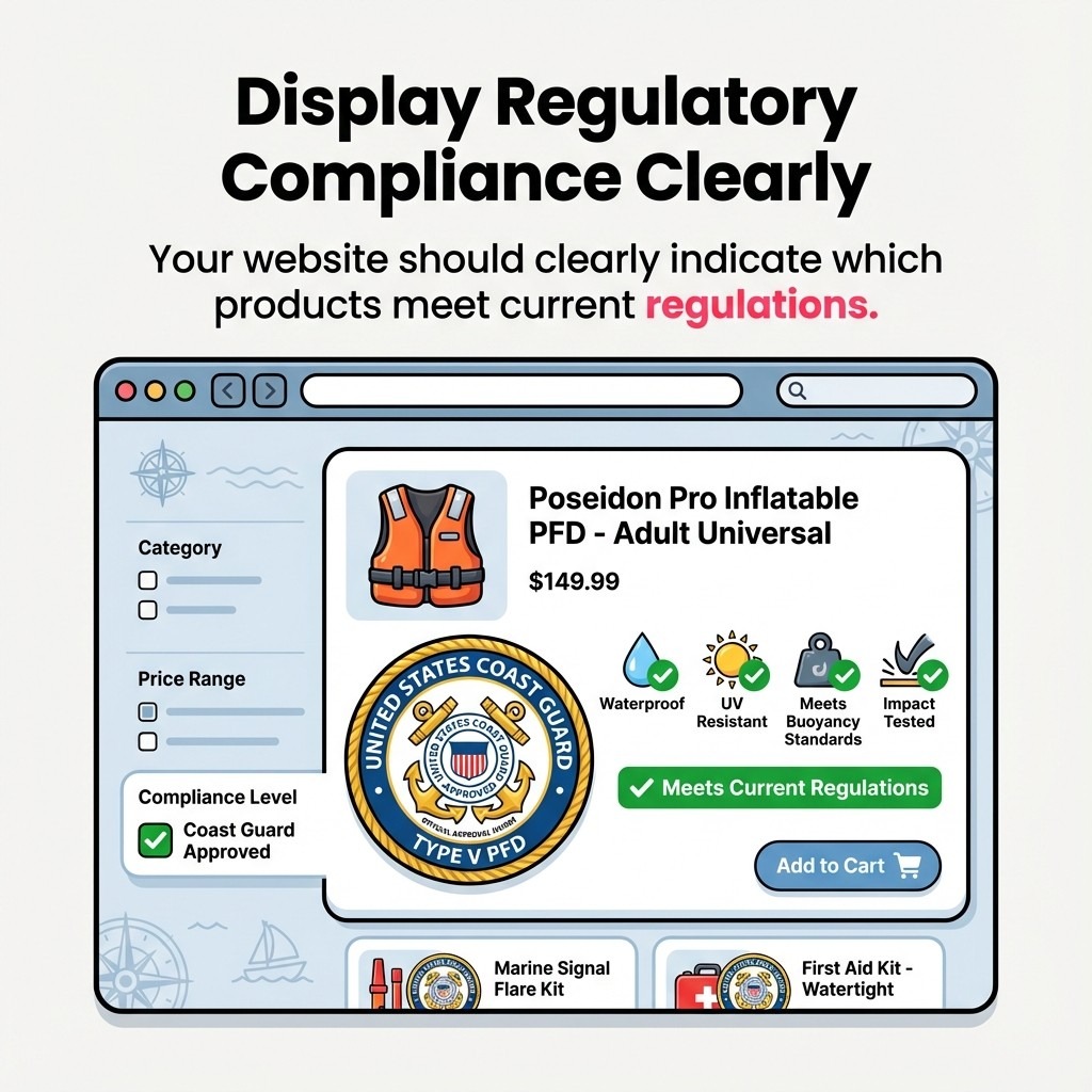 Display Regulatory Compliance Clearly