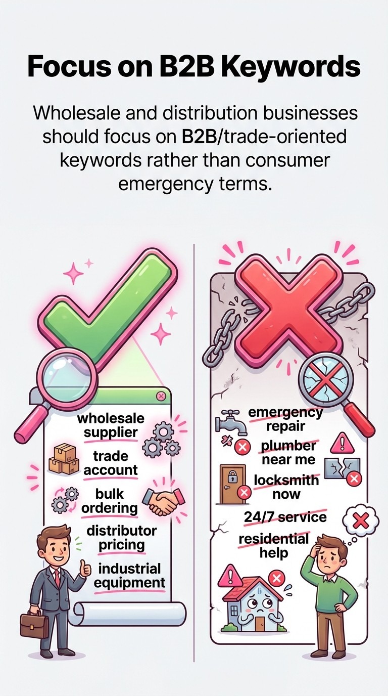 Focus on B2B Keywords