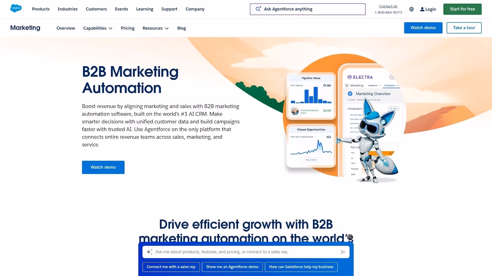 Screenshot of https://www.pardot.com