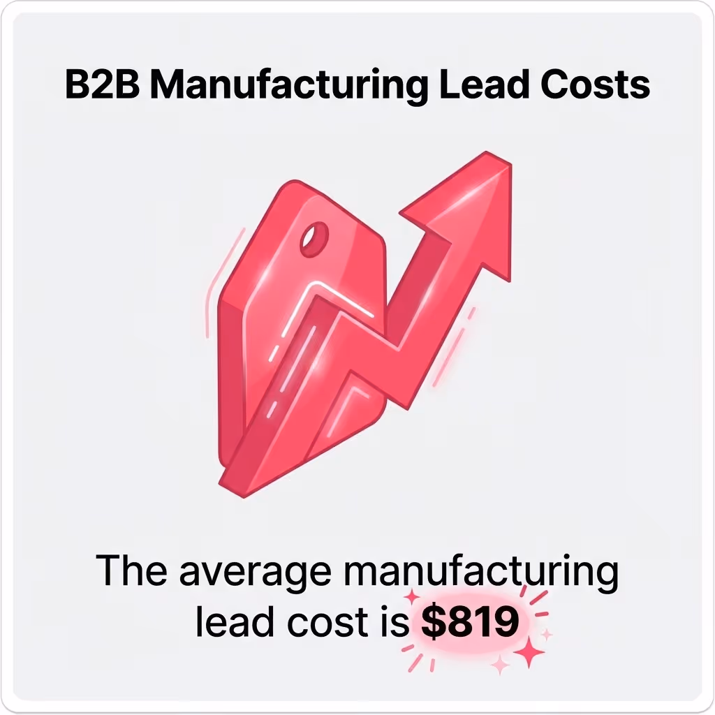 B2B Manufacturing Lead Costs