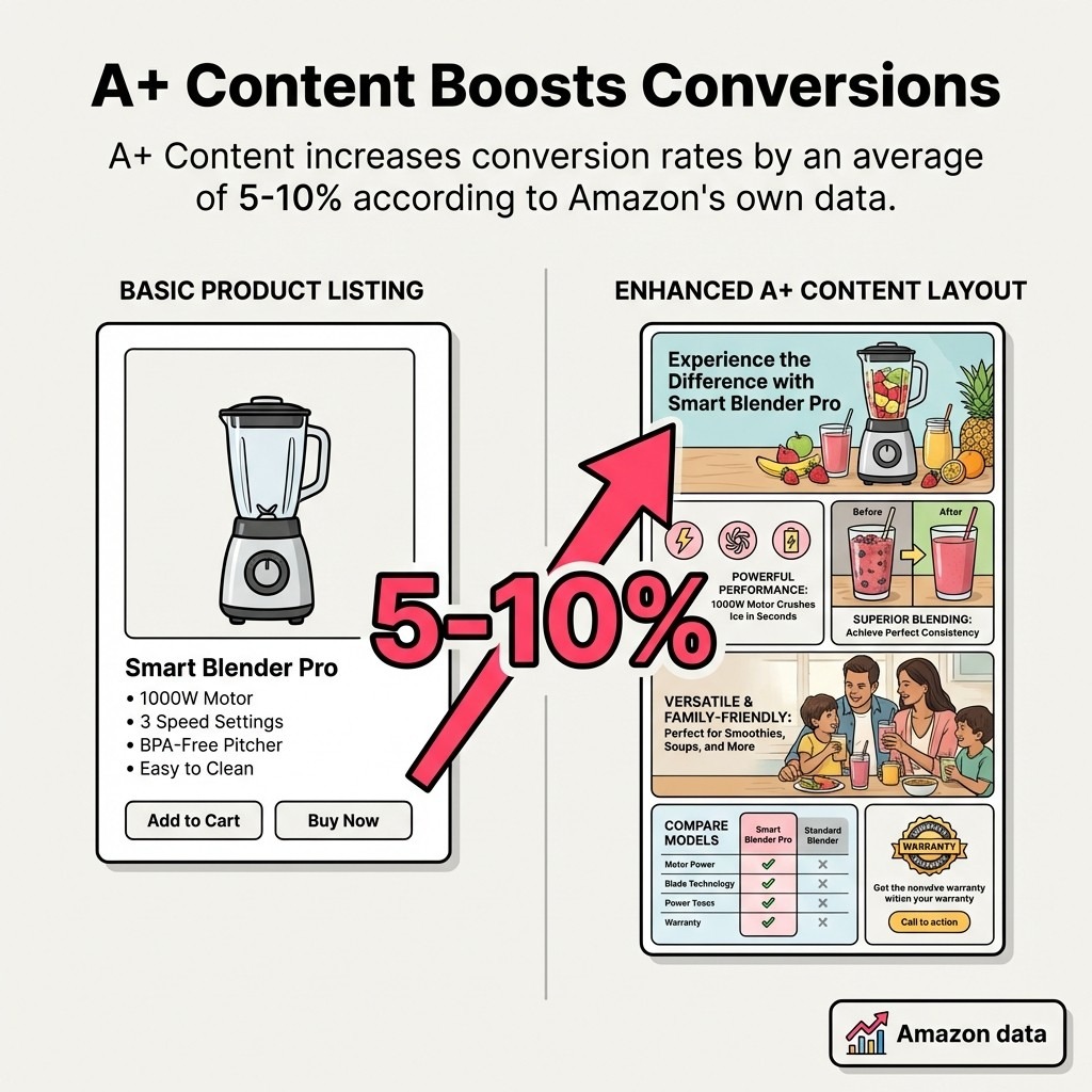 A+ Content Boosts Conversions