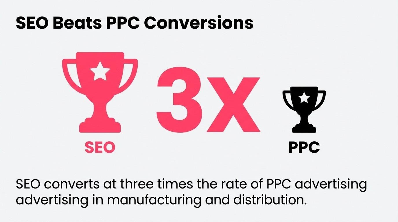 SEO Beats PPC Conversions