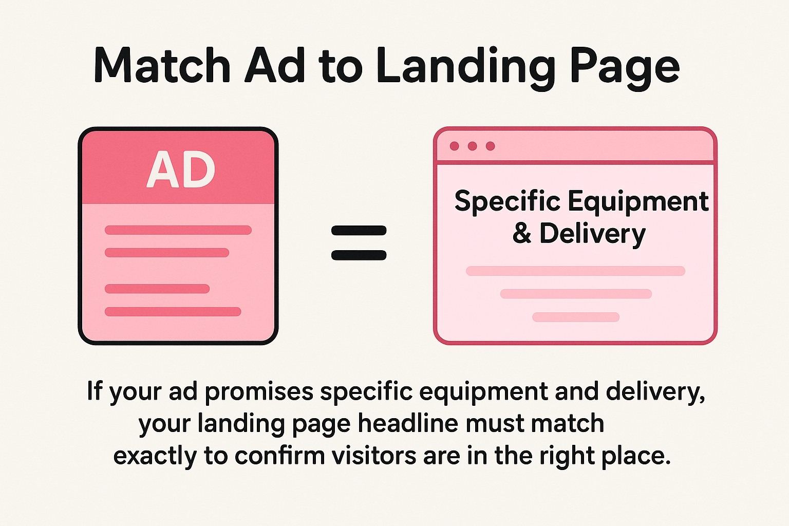 Match Ad to Landing Page