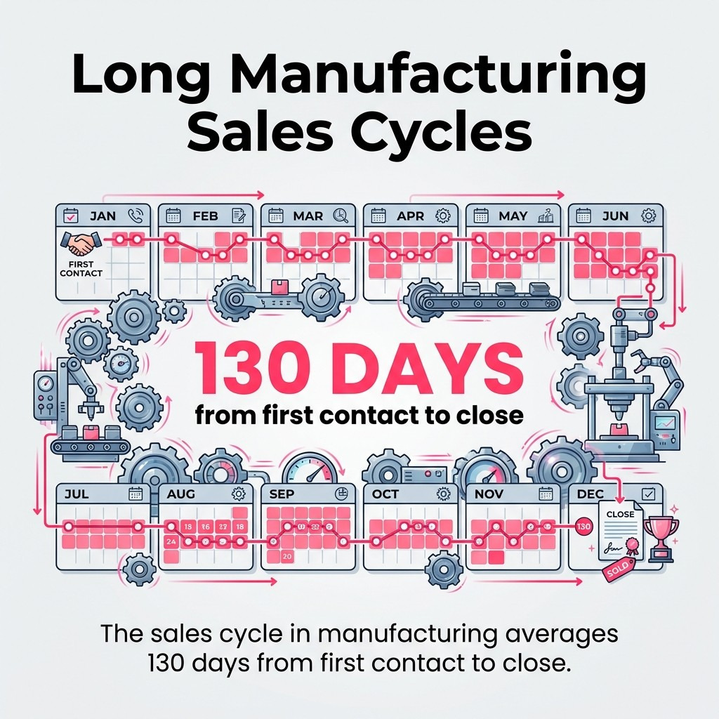 Long Manufacturing Sales Cycles