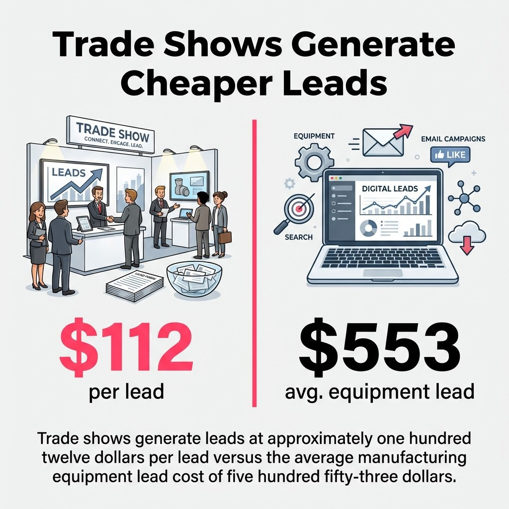 Trade Shows Generate Cheaper Leads