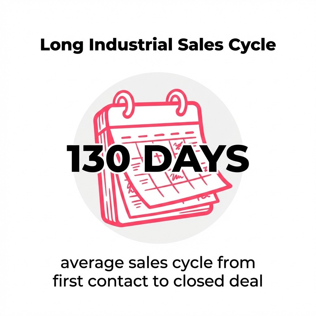 Long Industrial Sales Cycle