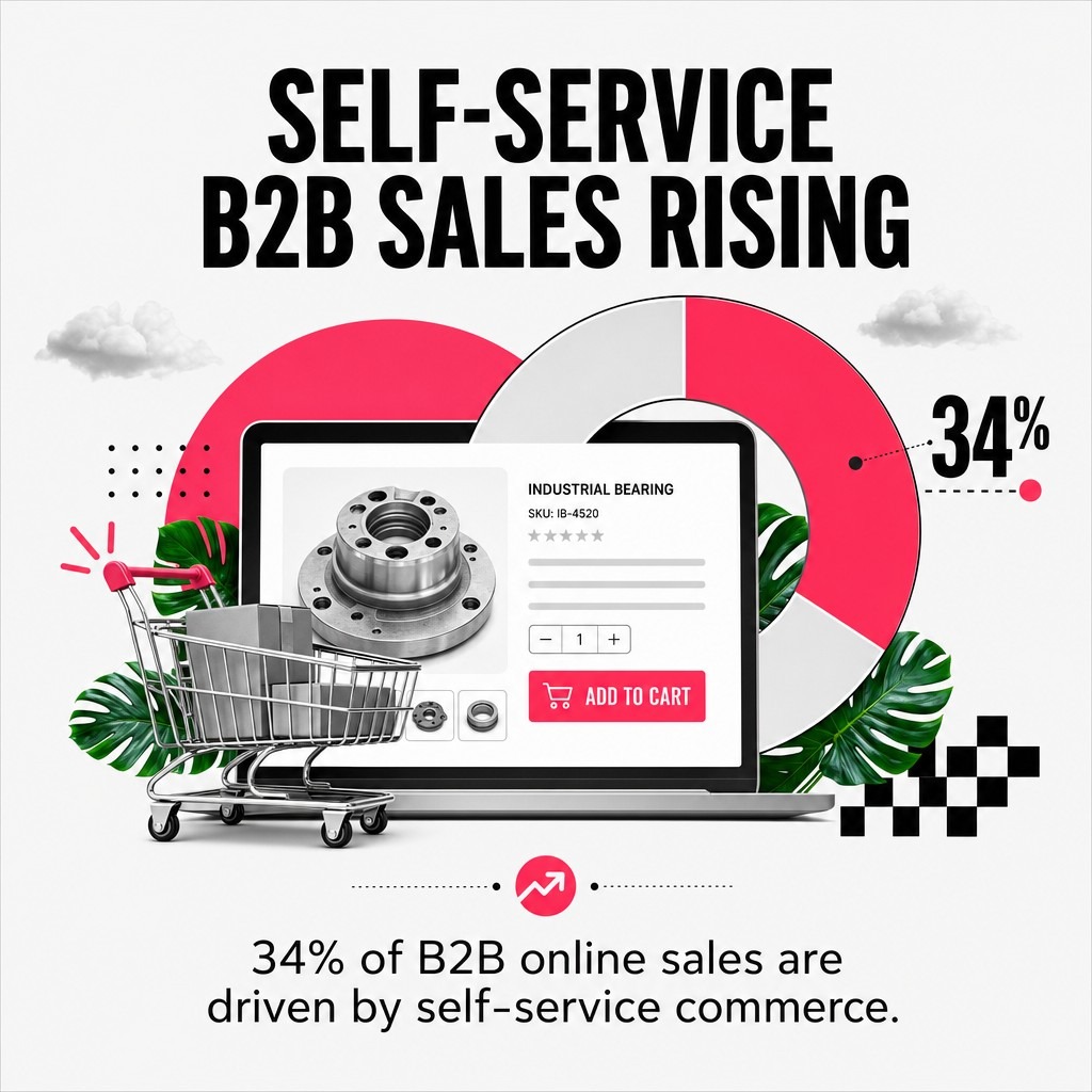 Self-Service B2B Sales Rising