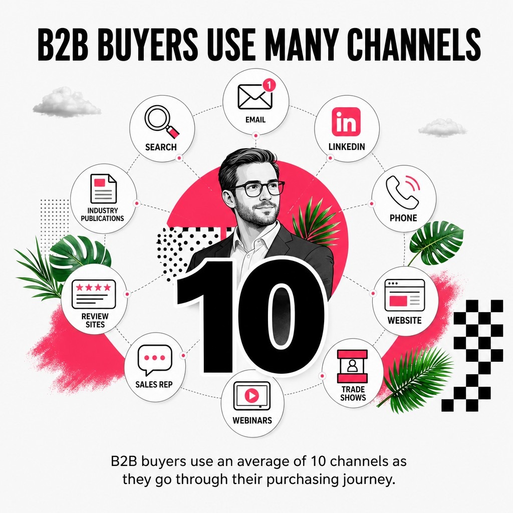 B2B Buyers Use Many Channels