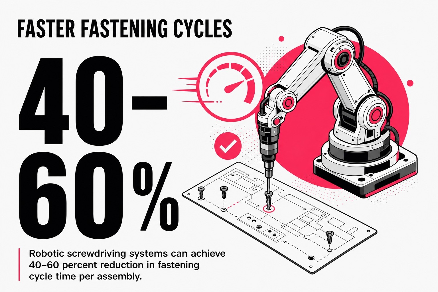 Faster Fastening Cycles