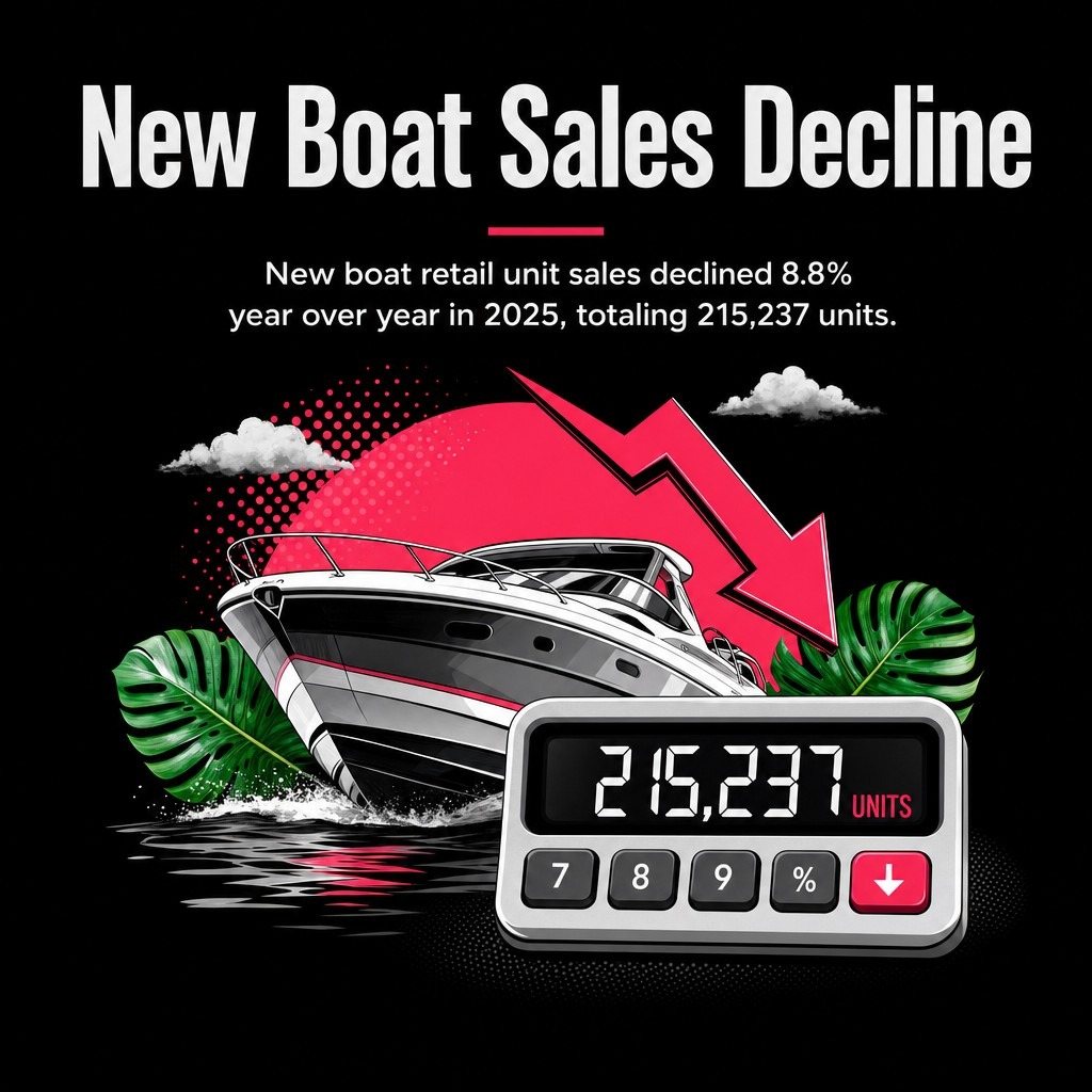 New Boat Sales Decline