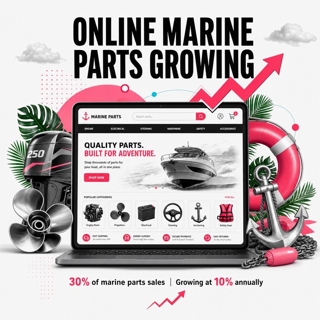 Online Marine Parts Growing