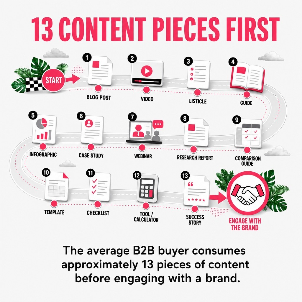 13 Content Pieces First