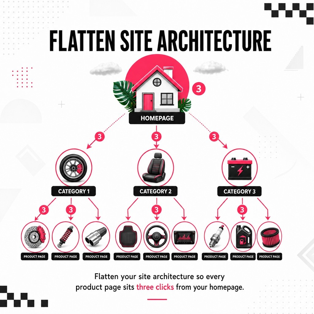 Flatten Site Architecture