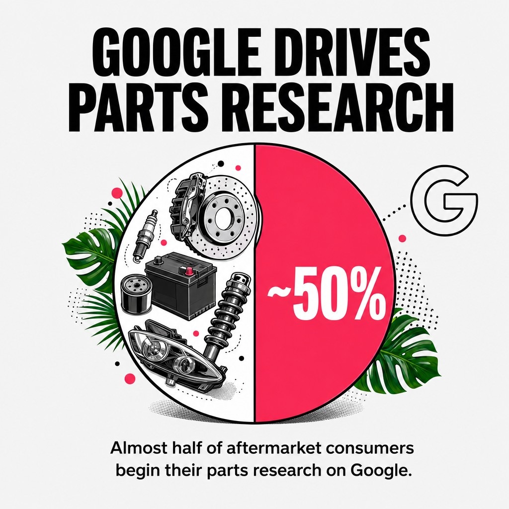 Google Drives Parts Research