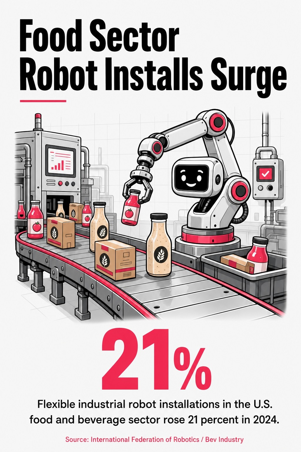 Food Sector Robot Installs Surge