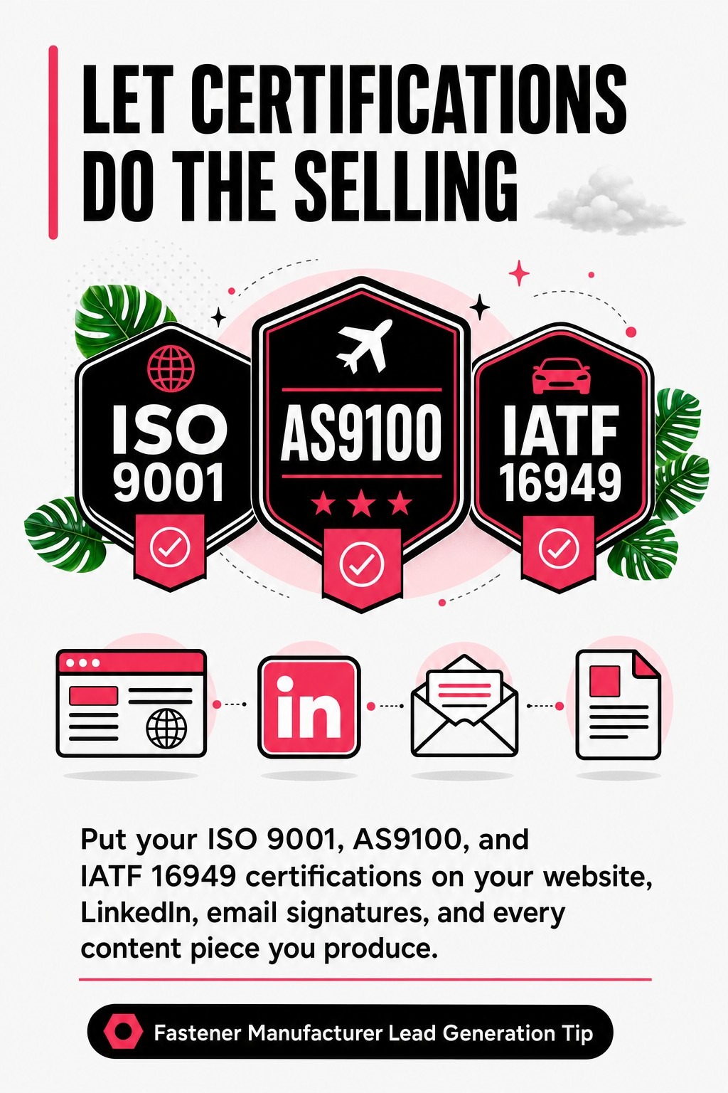 Let Certifications Do the Selling