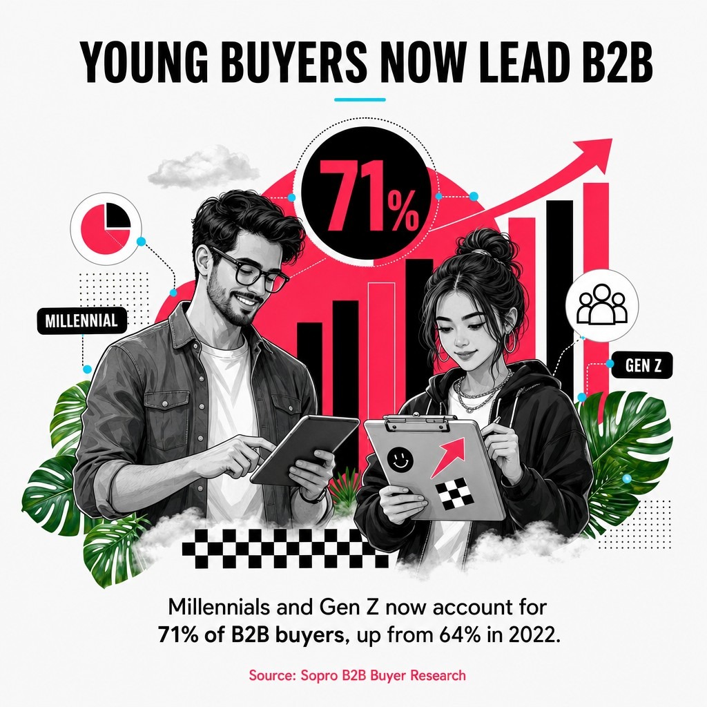 Young Buyers Now Lead B2B