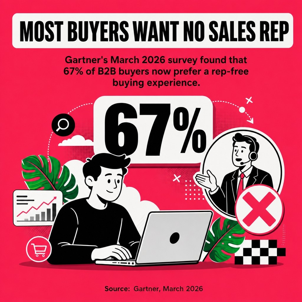 Most Buyers Want No Sales Rep