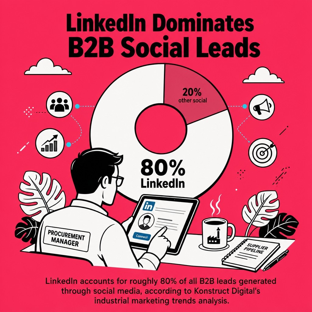 LinkedIn Dominates B2B Social Leads
