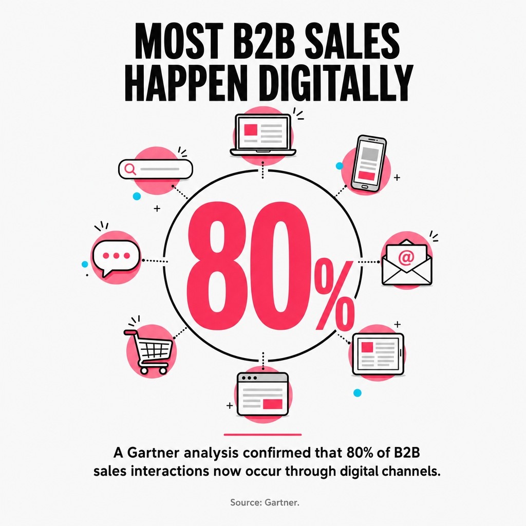 Most B2B Sales Happen Digitally