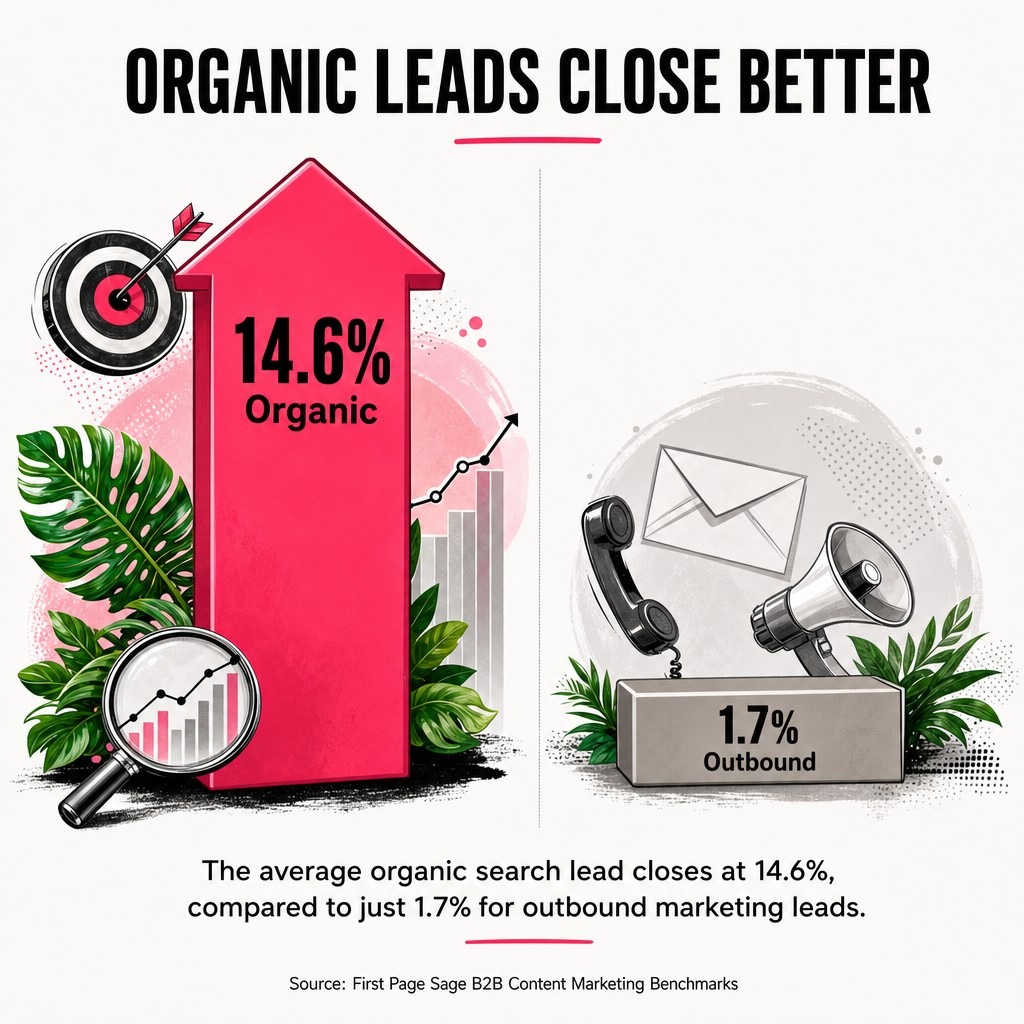 Organic Leads Close Better