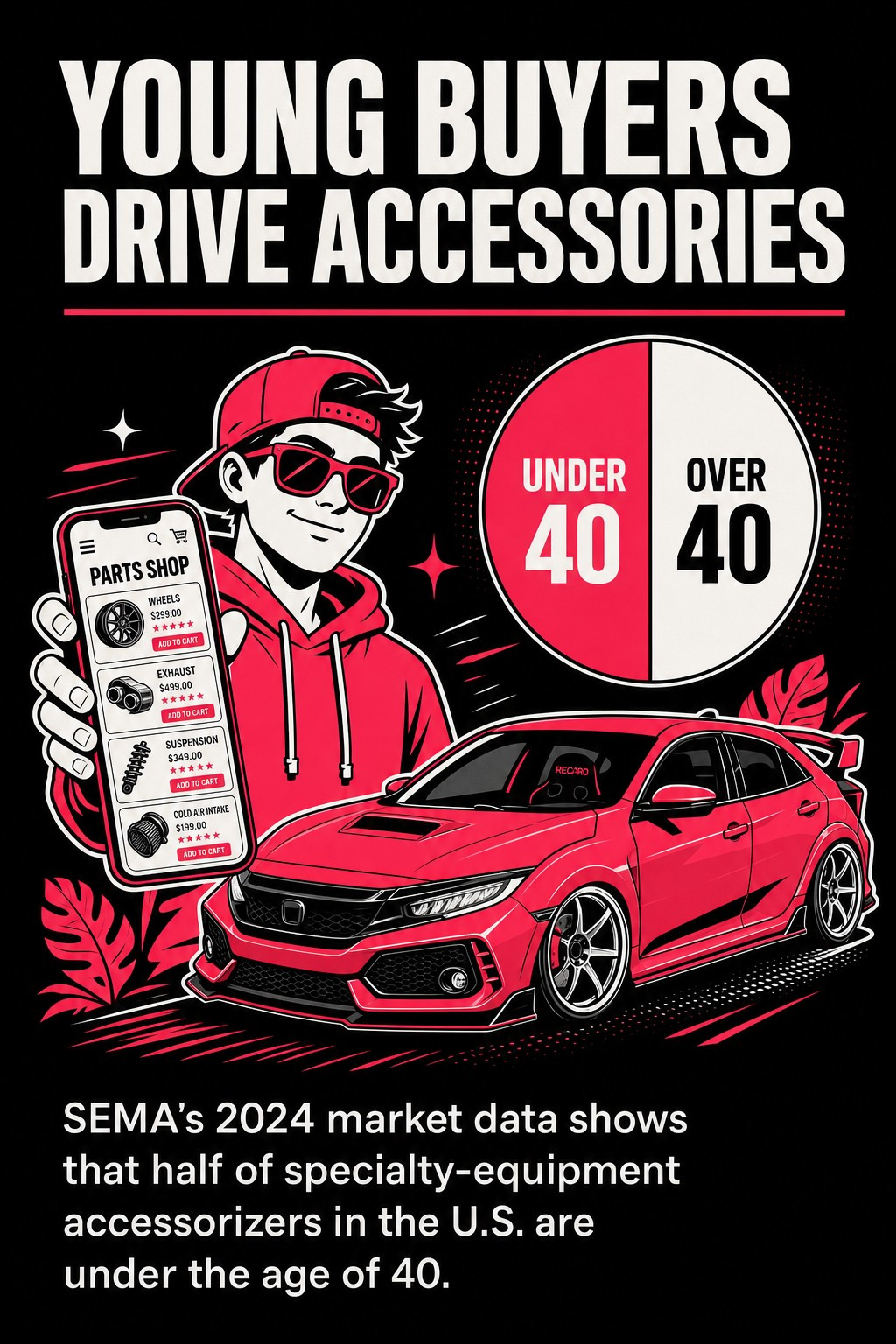 Half of U.S. accessorizers are under 40 — design for digital natives