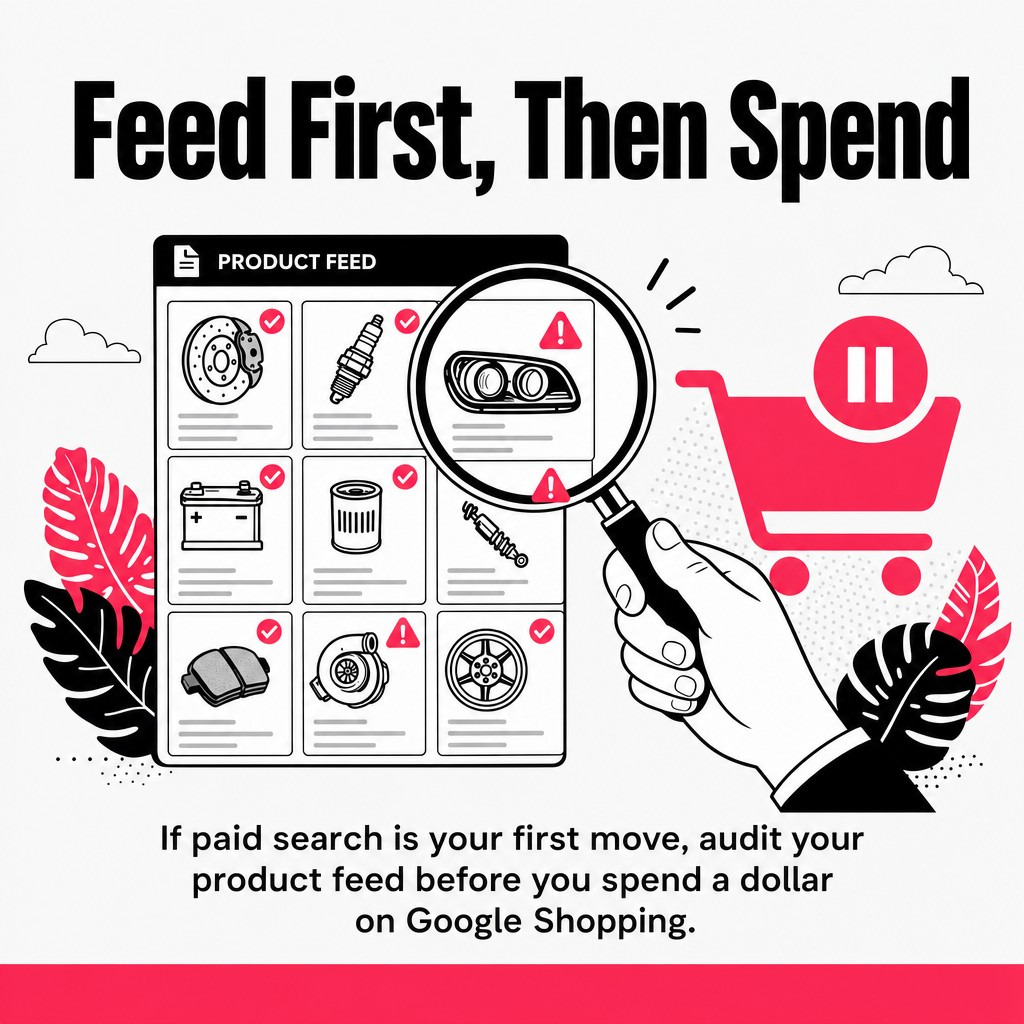 Audit your product feed before funding Google Shoppin