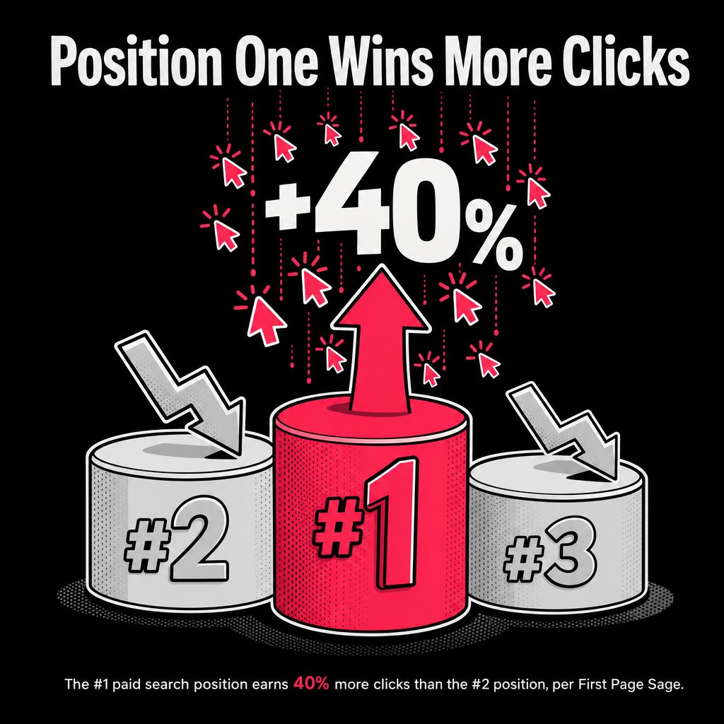 Position One Wins More Clicks