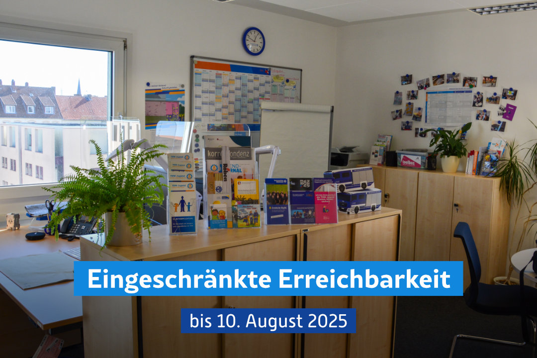 Eingeschränkte Erreichbarkeit der Landesgeschäftsstelle