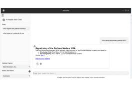 DocuXplorer's AI Insights tool