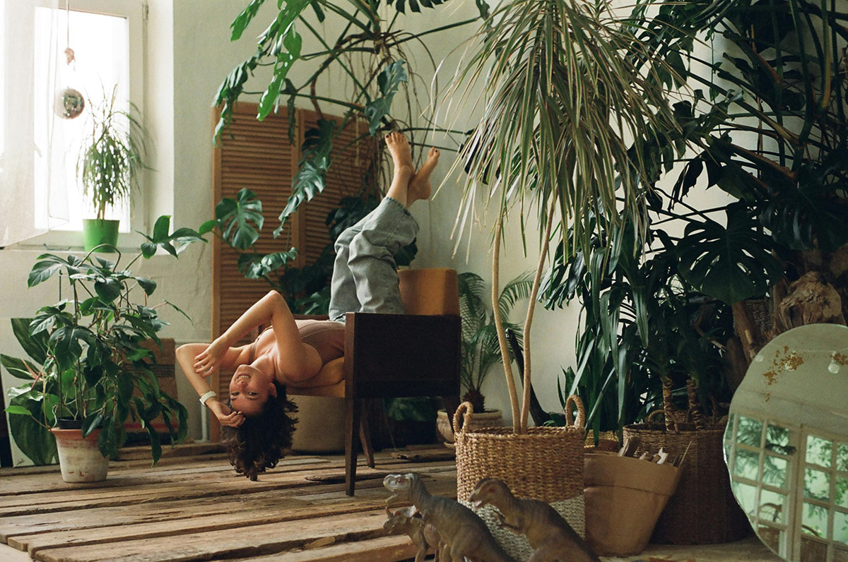 Plants displayed to suit a personal interior style