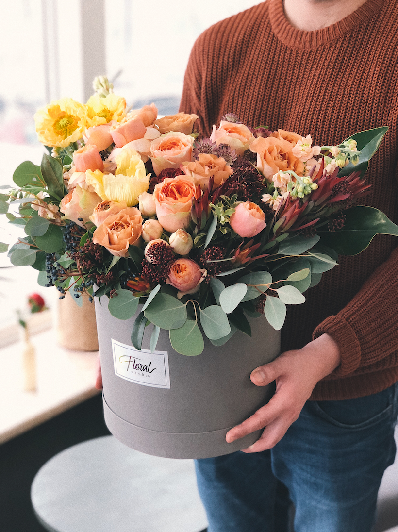 Flowers delivered to a hospital patient in New York City