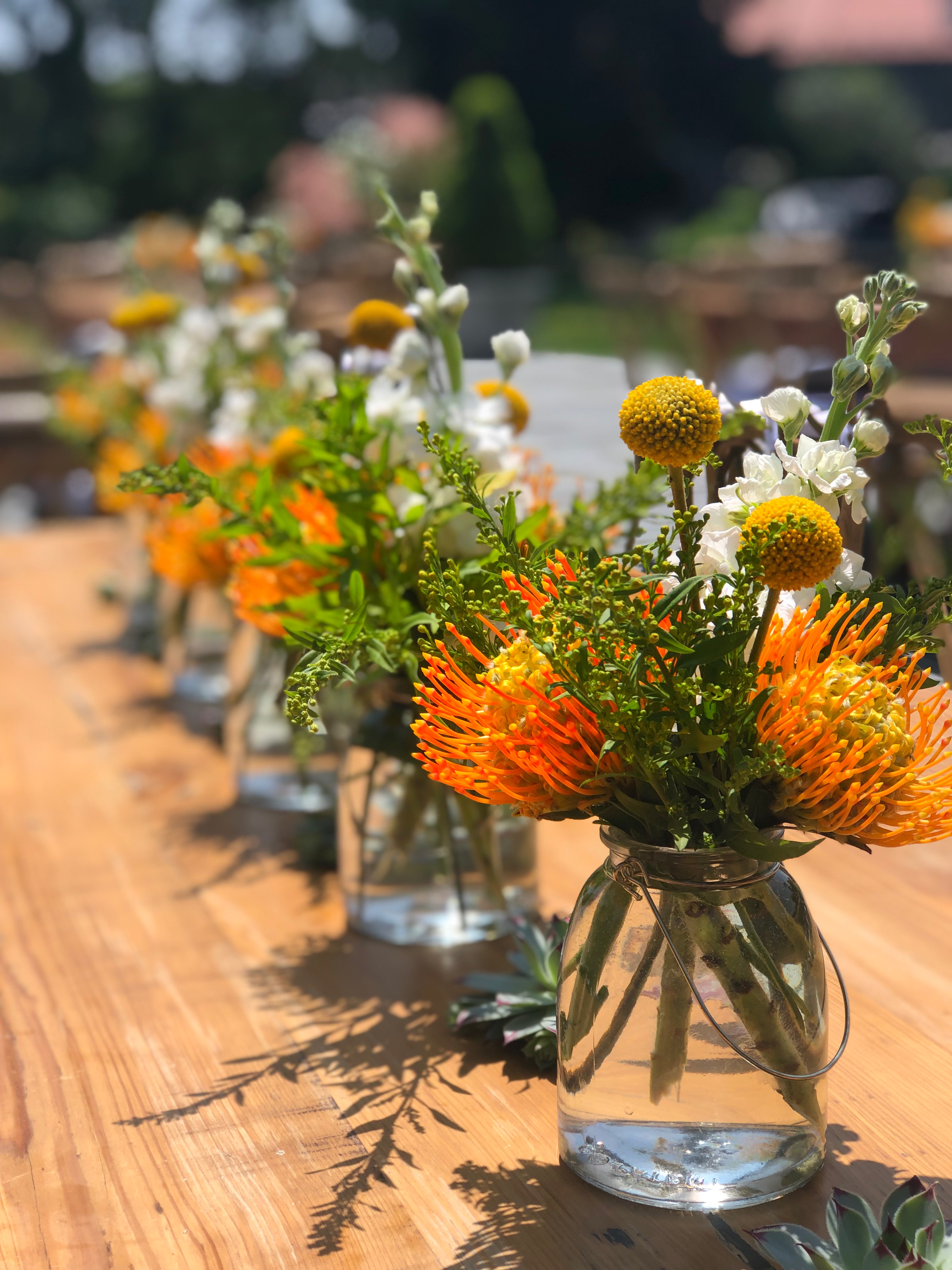 Wedding flowers for a late summer celebration