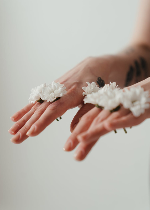 Seasonal flowers marking the change of season