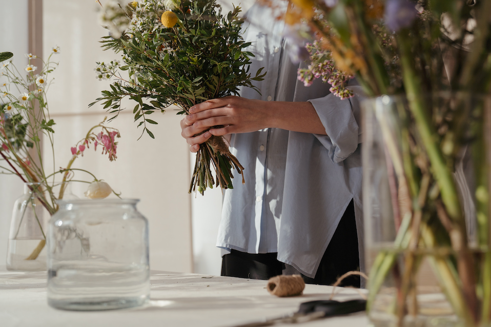 Caring for a fresh flower arrangement at home