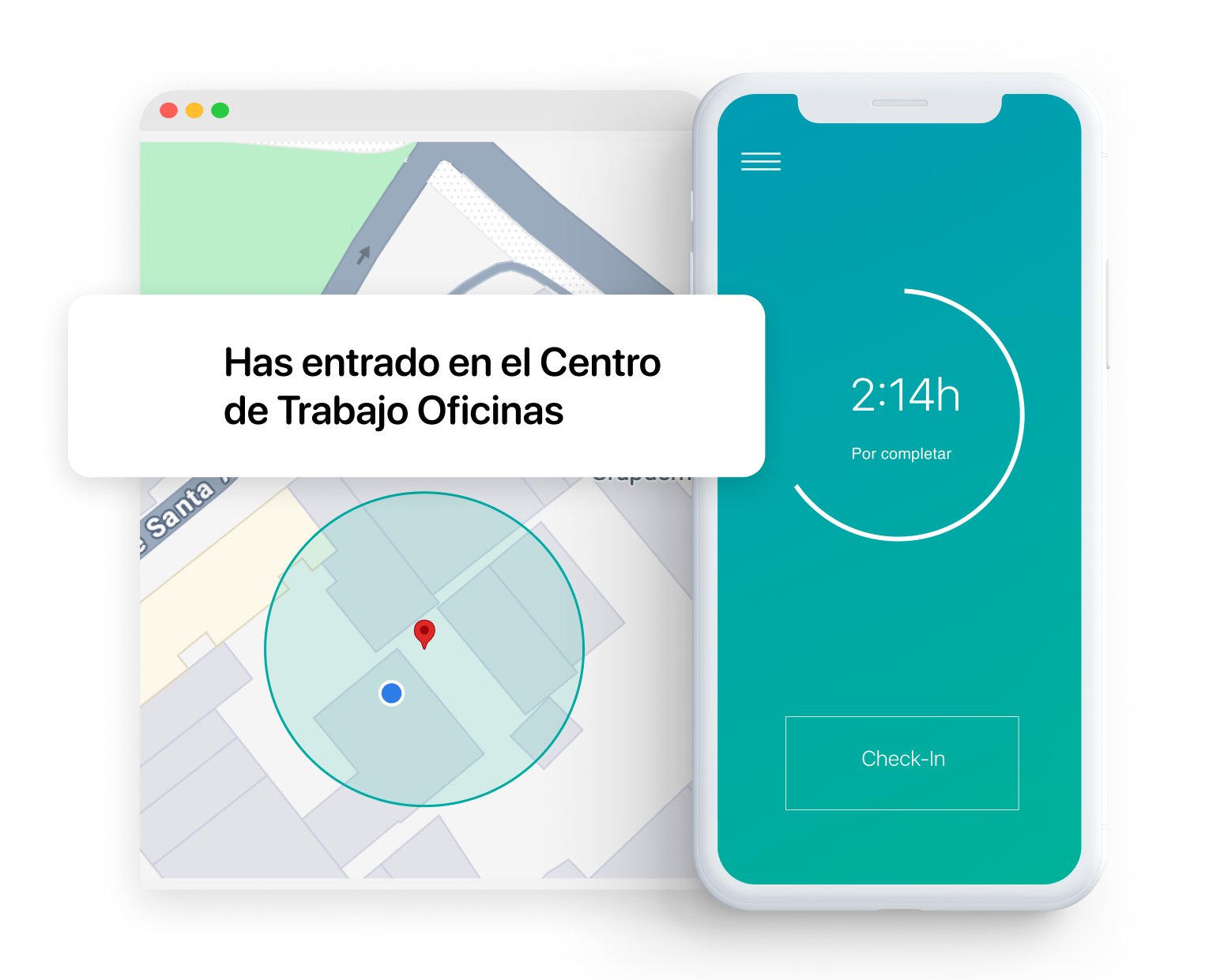 Fichajes automáticos por geolocalización