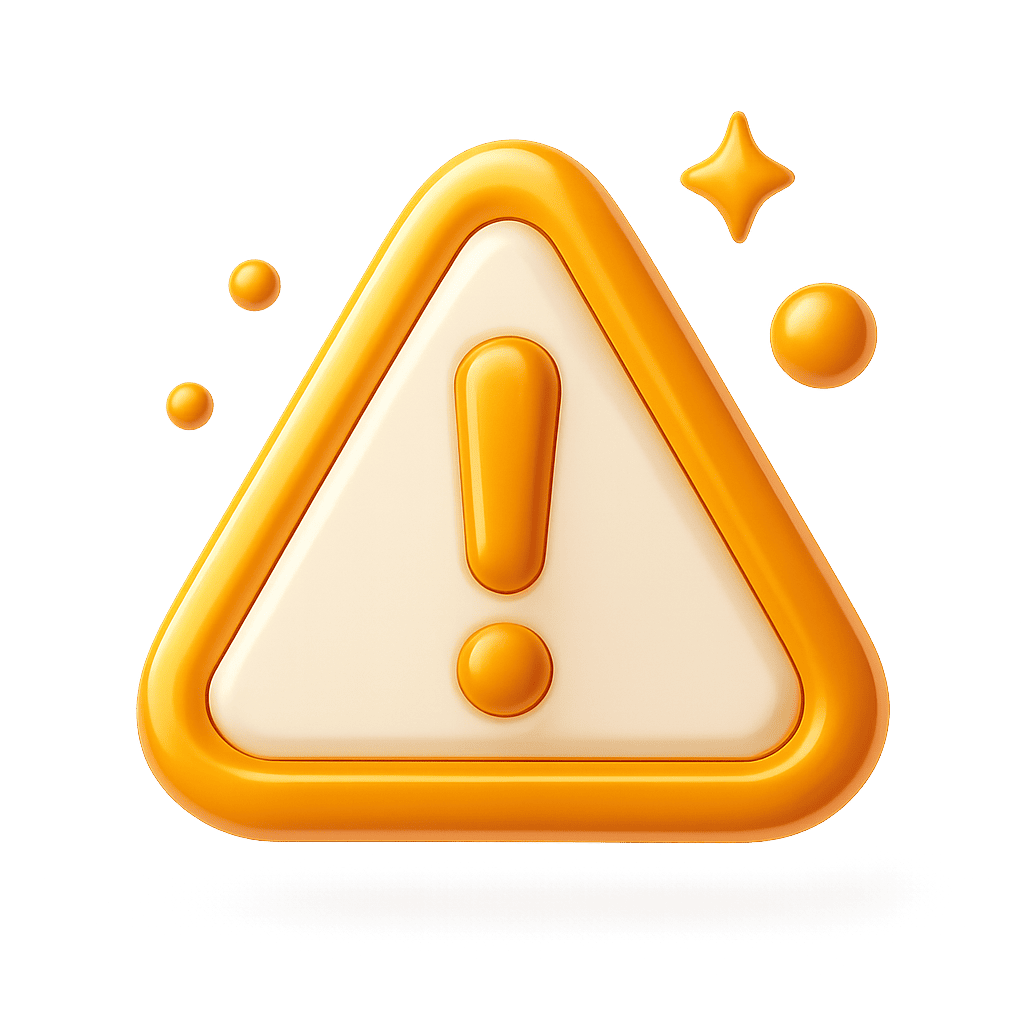 Riesgo de inclumplimiento warning icon