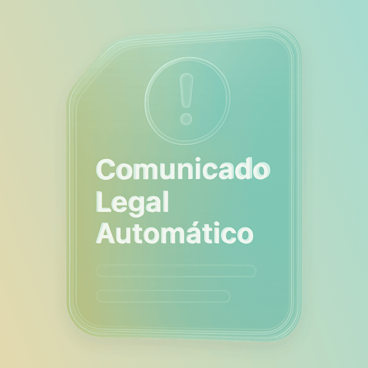 Comunicado Legal Automatico
