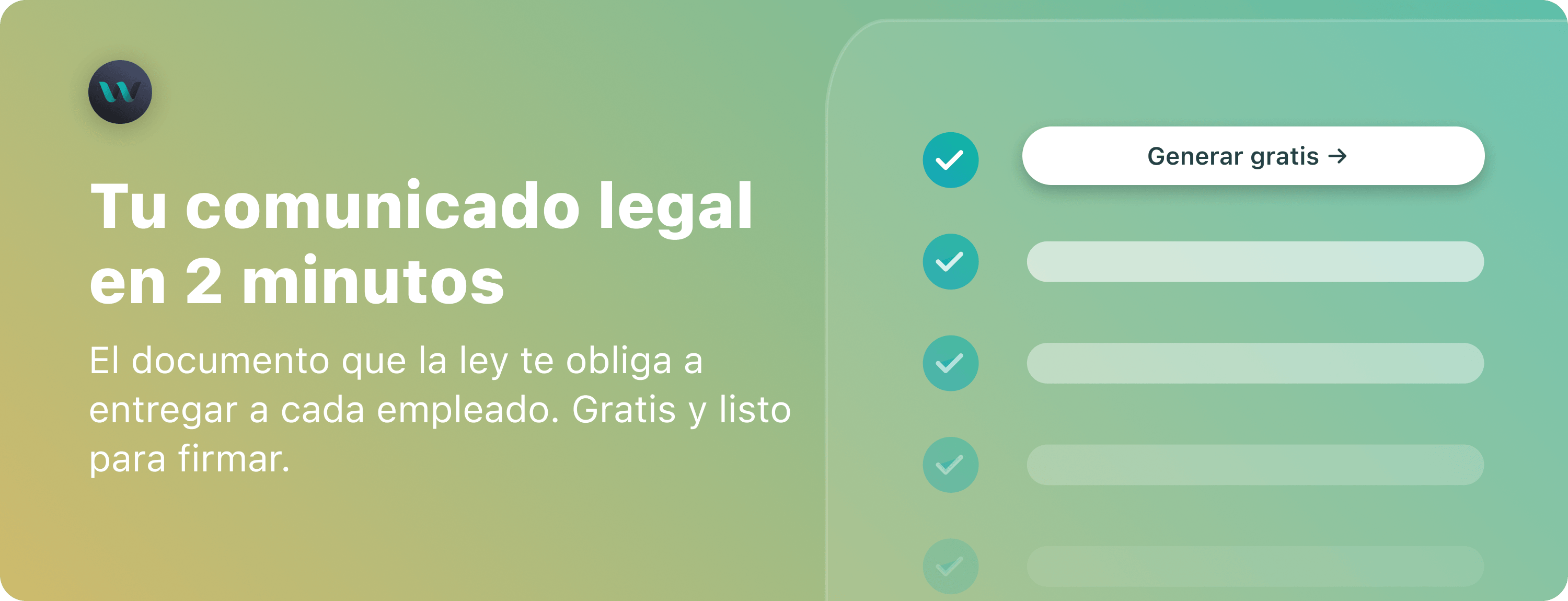 Generador de comunicado legal control horario — INWOUT