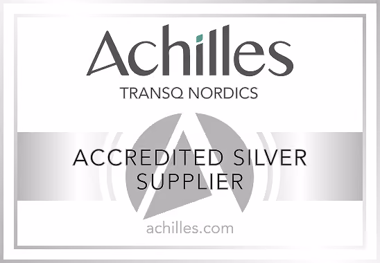 TransQ Nordics accredited silver supplier certificate