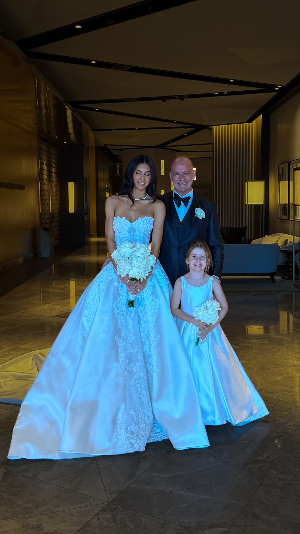 Kenneth and Violet Cutbush with their daughter Lulu on their wedding day