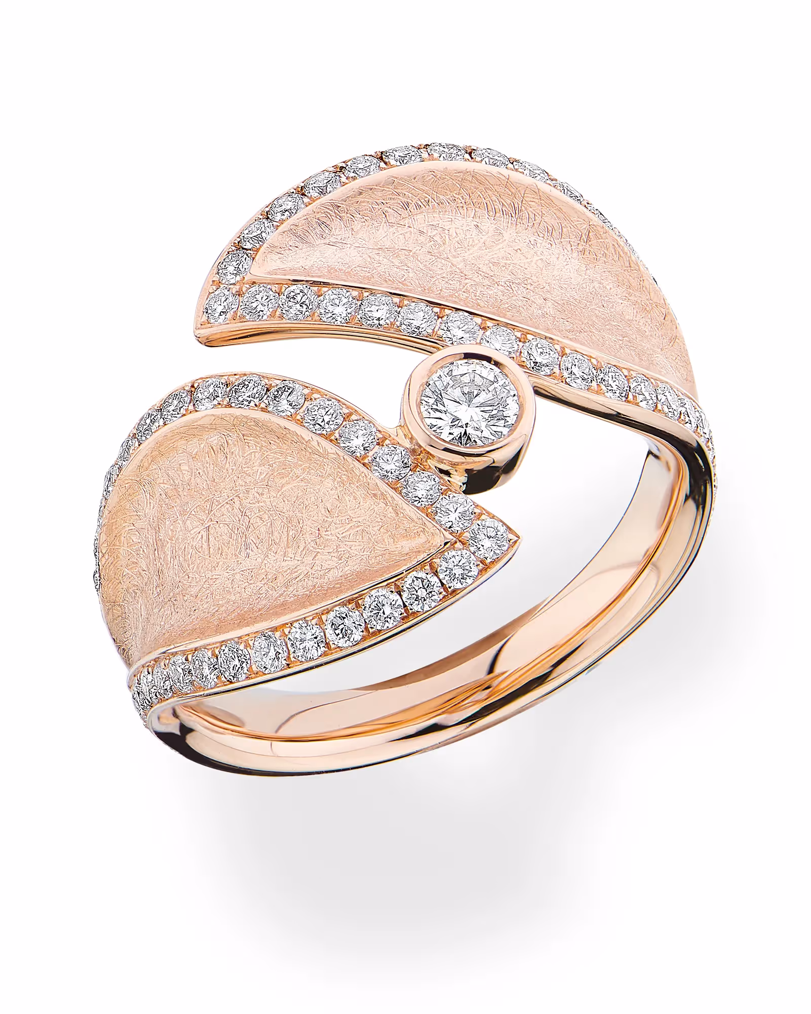 bague en or rose du bijoutier suisse frieden de thun