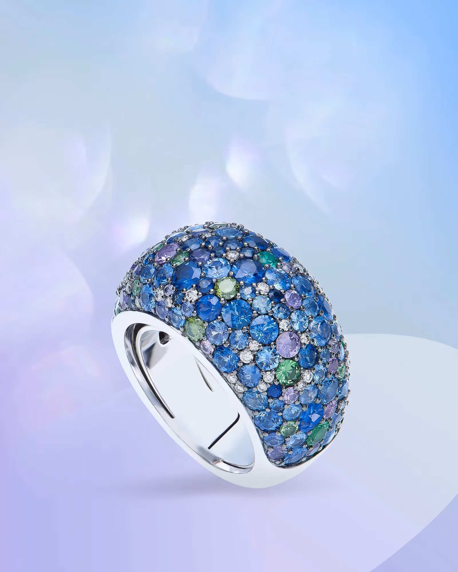 bague boule de neige