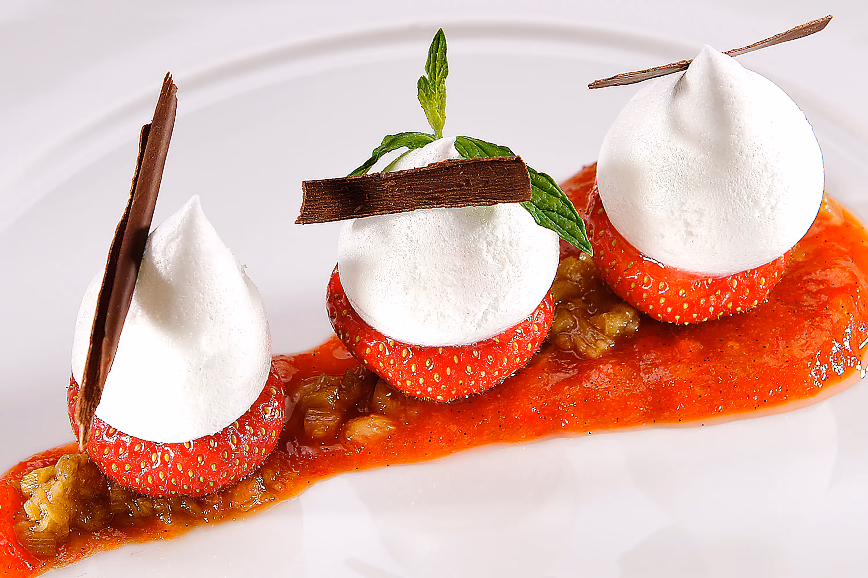 dessert aux fraise au richemond genève