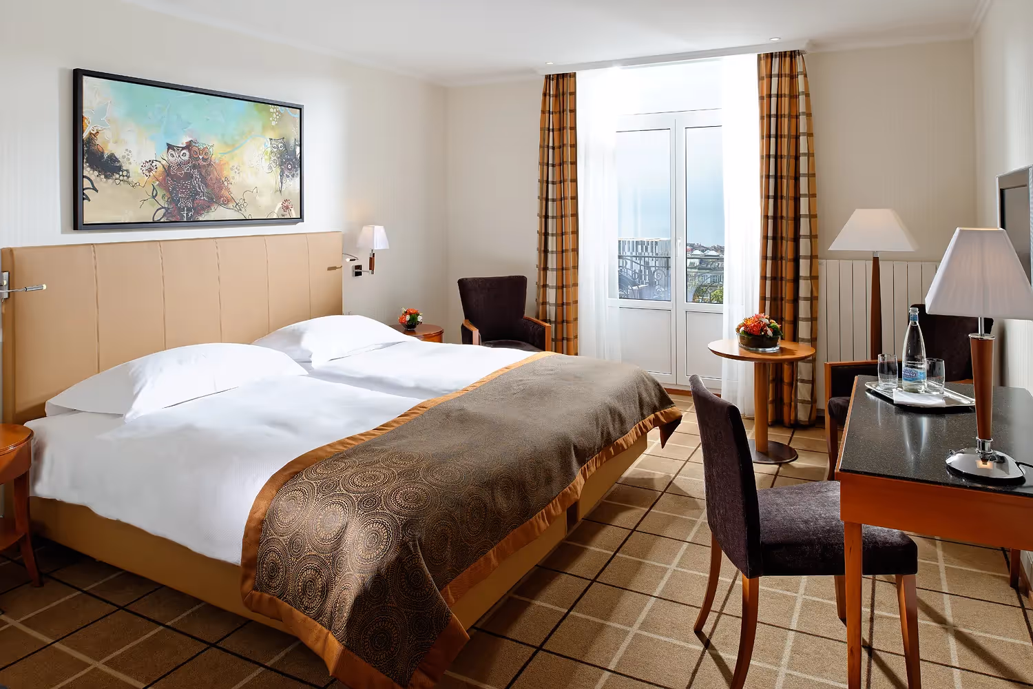 chambre double à hotel de la paix de lausanne